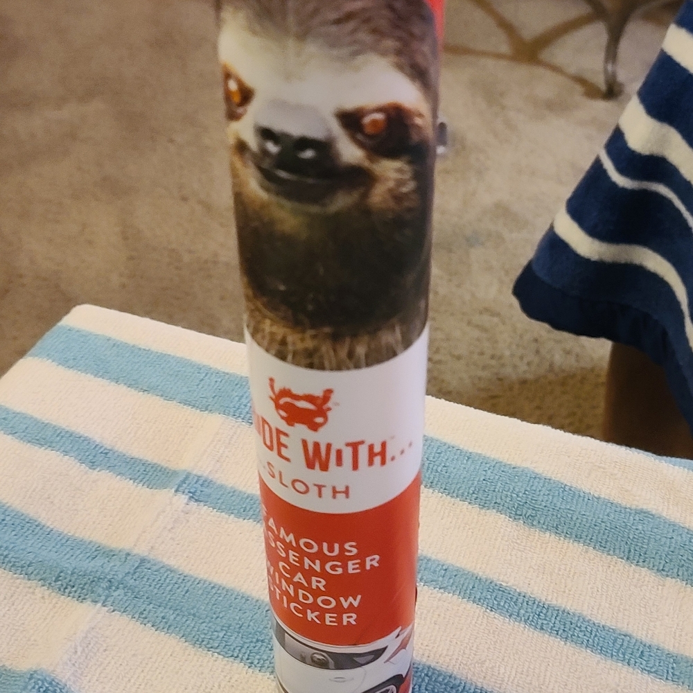 Sloth window sticker - Picture 5 of 6
